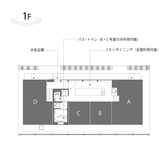 タケイハウス_1F配置図