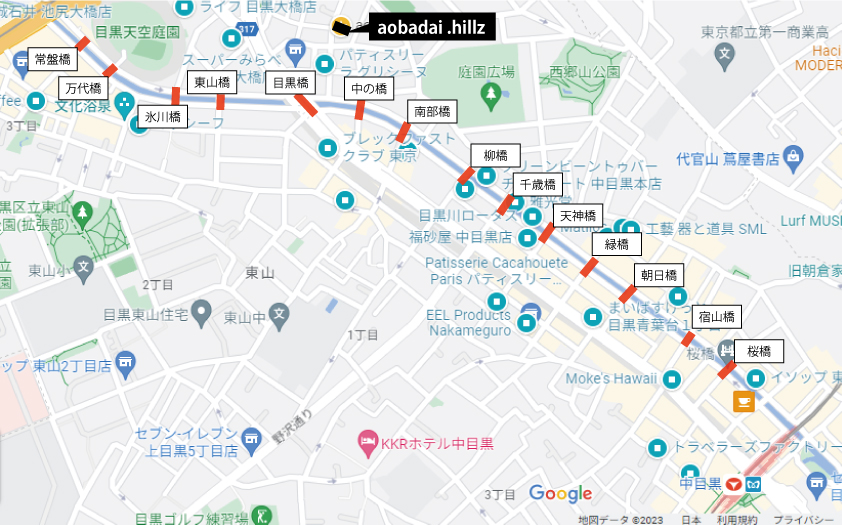 中目黒04(橋説明)