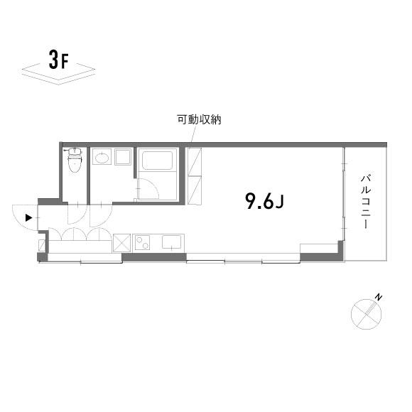フラットカズン_303