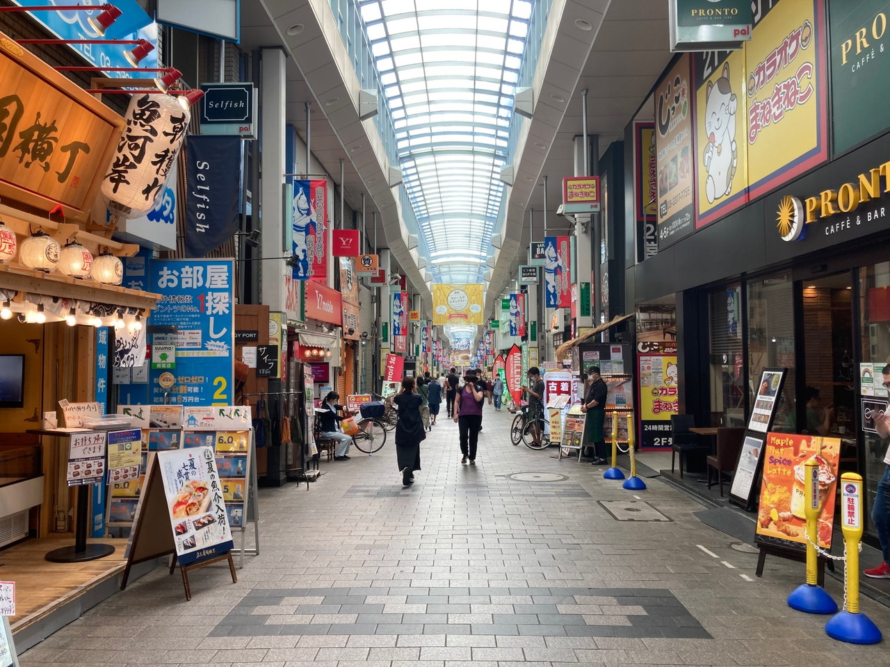 充実した商店街