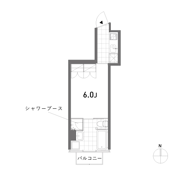 Finca 紅葉坂 402の間取り