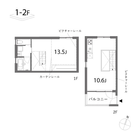 Ruelle 205の間取り