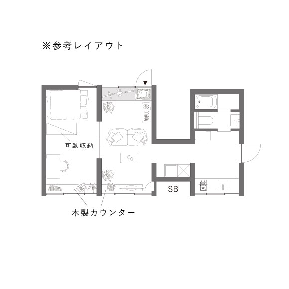 HM Comfort 305の間取り