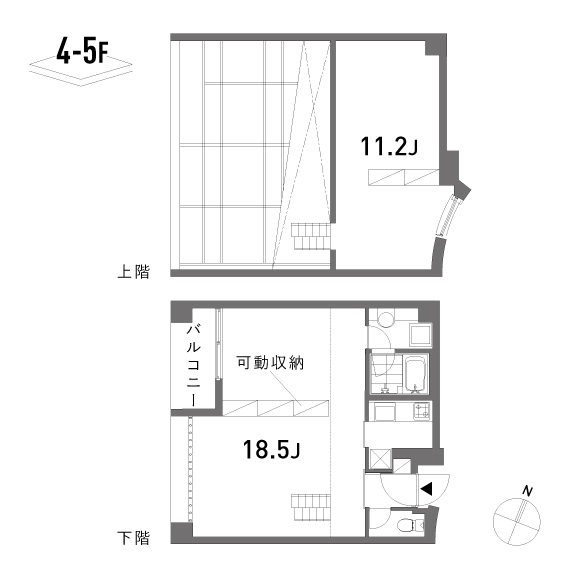 ilusa 65.53㎡の間取り図
